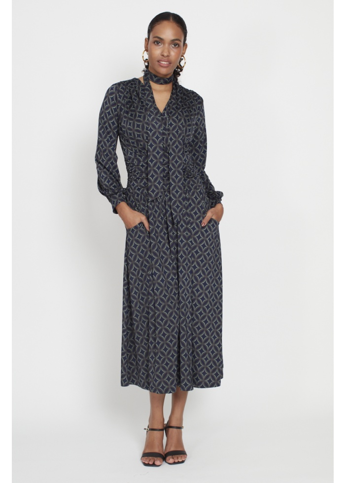 Onjenu | Sharon Midi Dress Geo Green