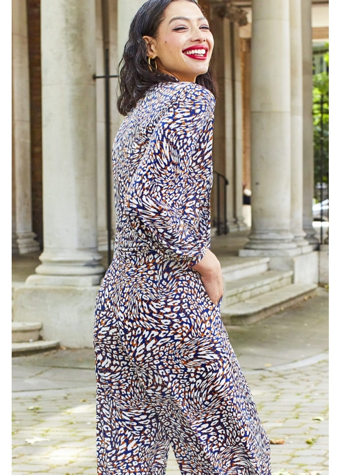 Onjenu | Sharon Rigel Navy Jumpsuit