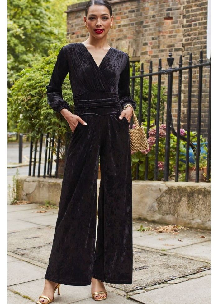 Onjenu | Sharon Velvet Jumpsuit