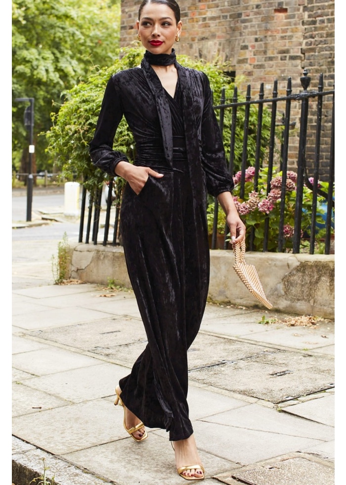 Onjenu | Sharon Velvet Jumpsuit