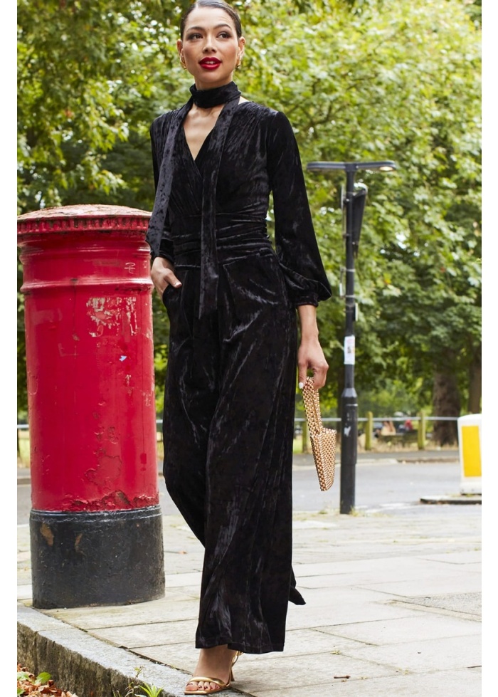 Onjenu | Sharon Velvet Jumpsuit