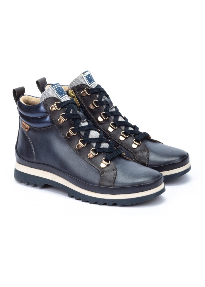 Pikolino | Vigo Navy Lace-Up Boot