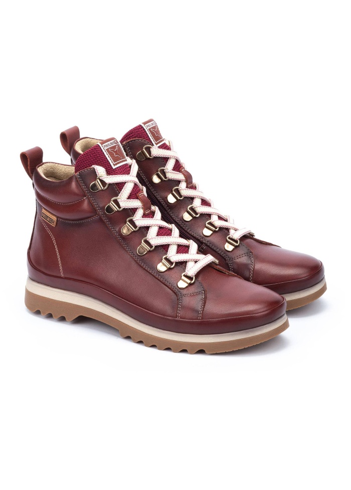 Pikolino | Vigo Plum Lace-Up Boots