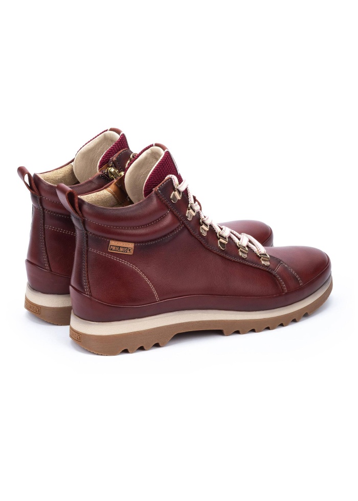 Pikolino | Vigo Plum Lace-Up Boots