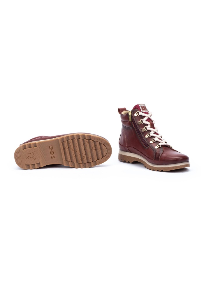 Pikolino | Vigo Plum Lace-Up Boots