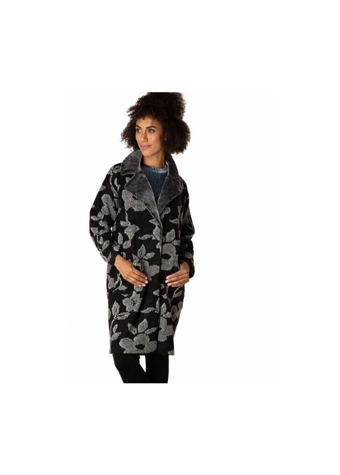 Yest | Patterned Coatigan