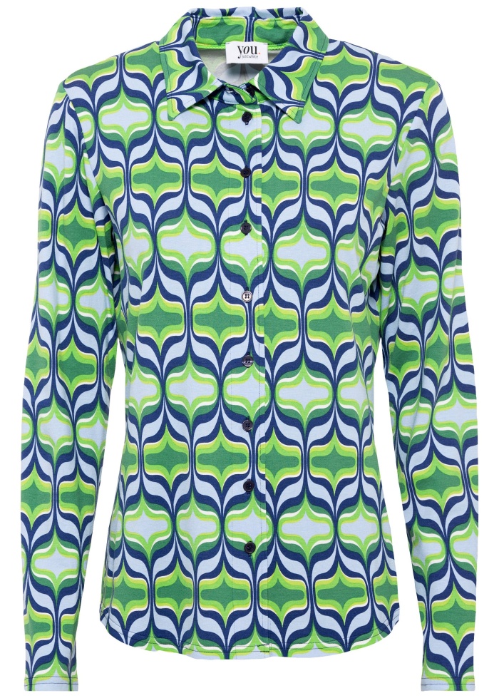 Just White | Jersey Print Shirt