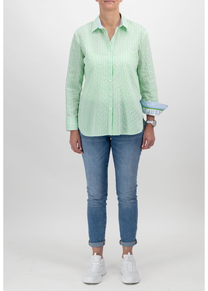 Just White | Stripe Shirt