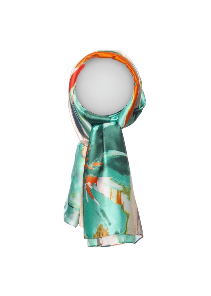 Zelly | Abstract Floral Scarf