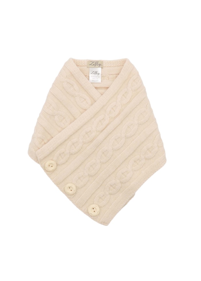 Zelly | Button Tippet Cream