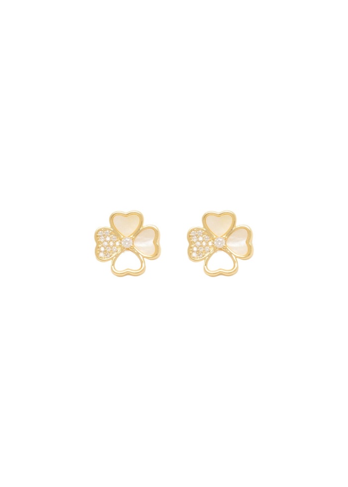 Zelly | Clover Stud Earrings
