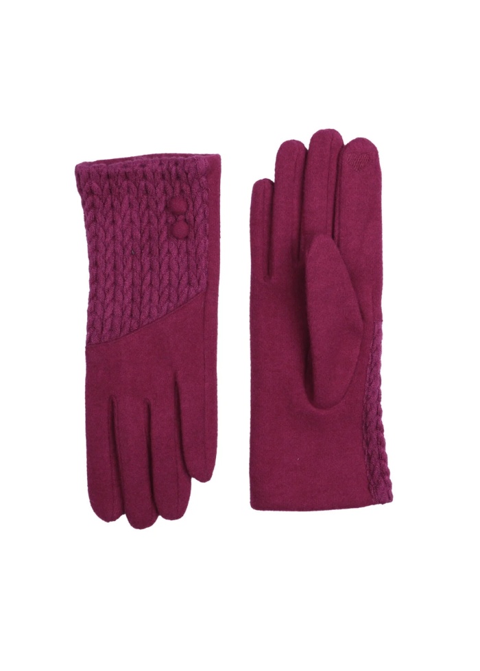 Zelly | Textured Gloves Pink