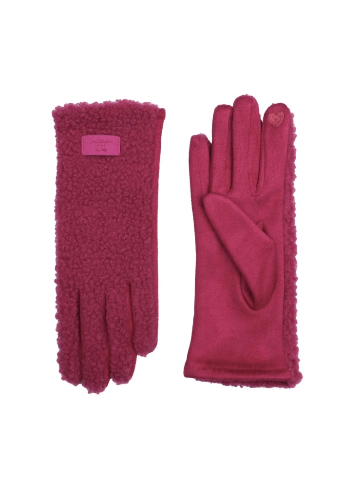 Zelly | Teddy Gloves Pink