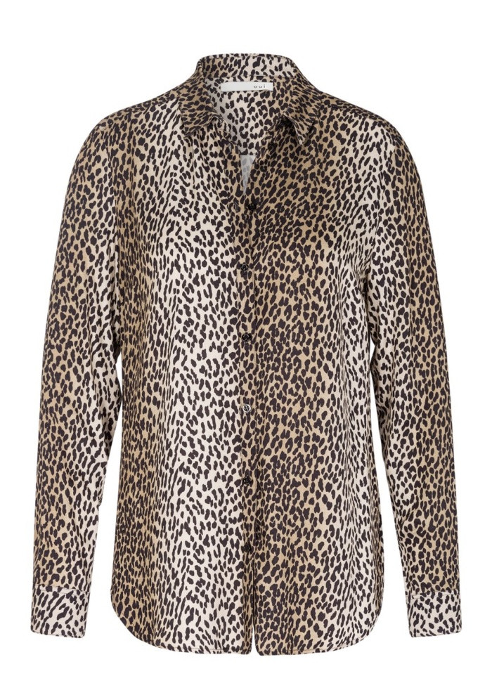 Oui | Animal Print Blouse