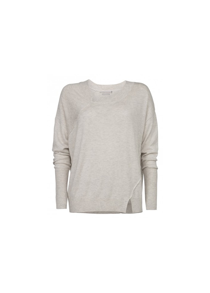 Yaya | Boxy Sweater with Uneven Hem