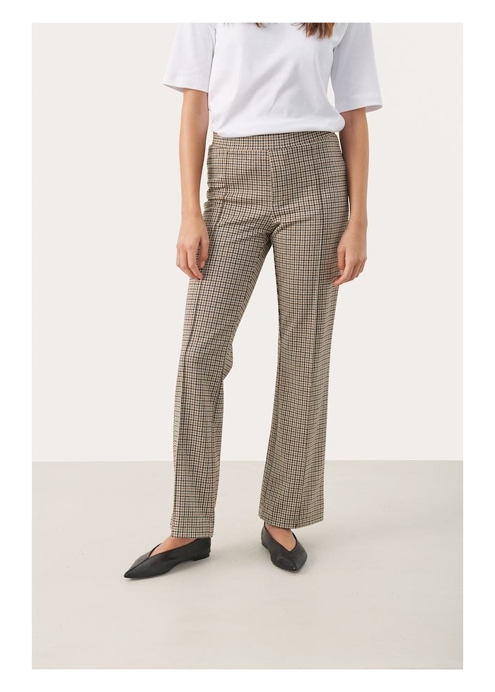 Part Two | Pontas Trousers Brown Check