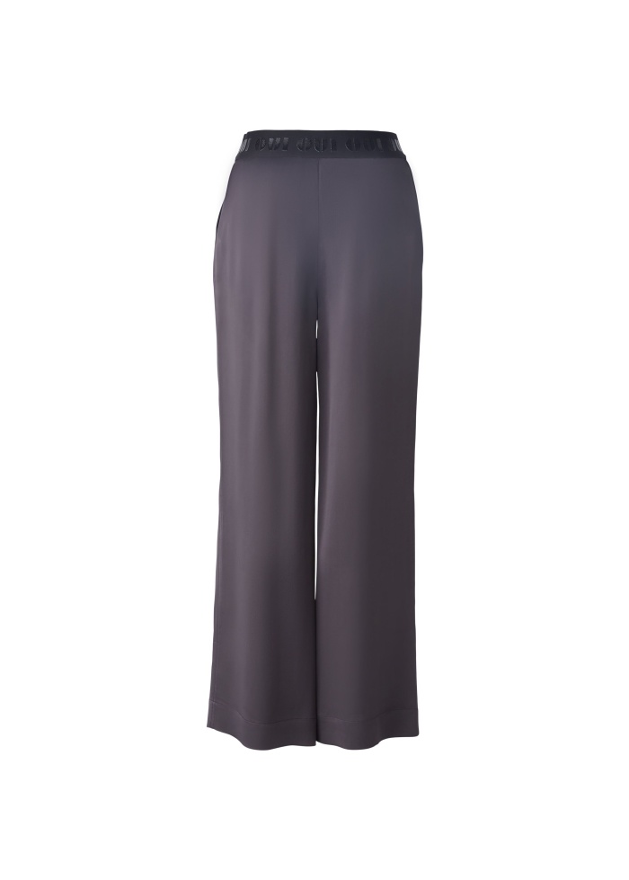 Oui | Silky Charcoal Trousers