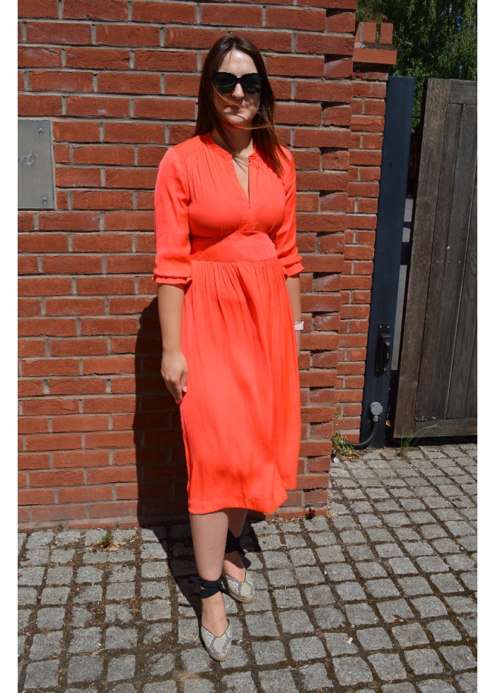 Maison Scotch | Satin Midi Dress