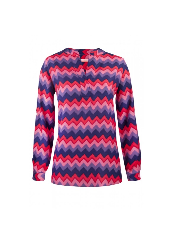 Vilagallo | Fiona Malta Print Top