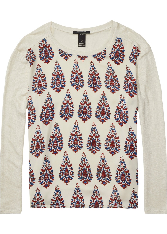 Maison Scotch | Photo Printed Top
