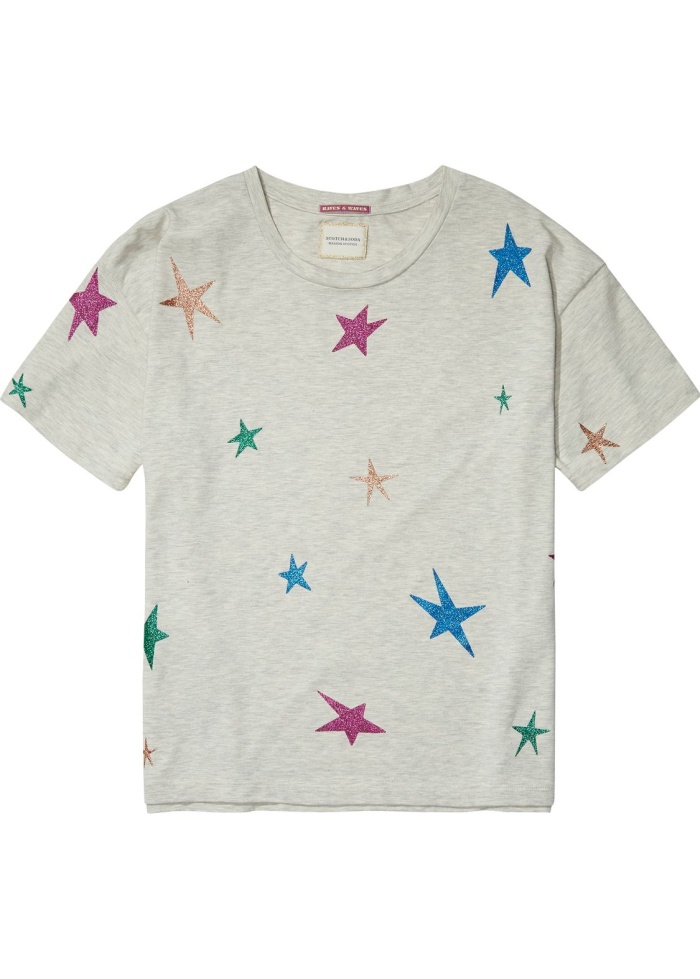 Maison Scotch | Star Printed Tee