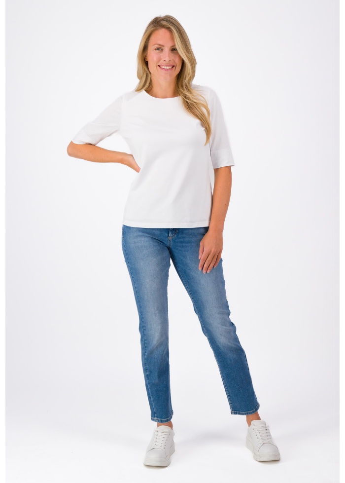 Just White | Lined T-Shirt