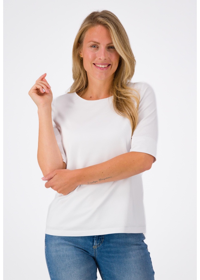 Just White | Lined T-Shirt