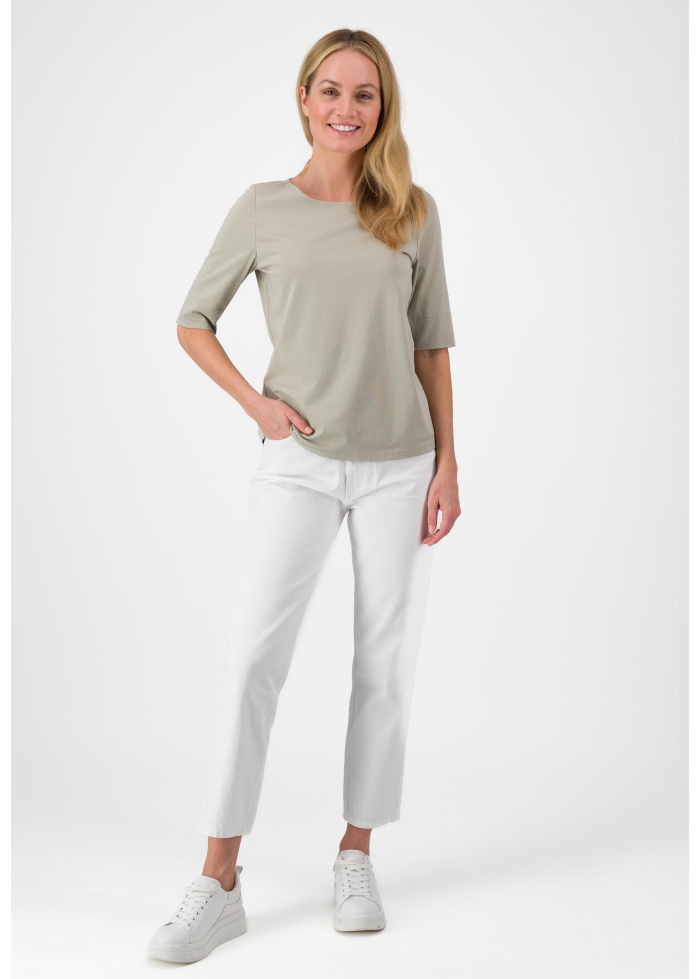 Just White | Lined T-Shirt