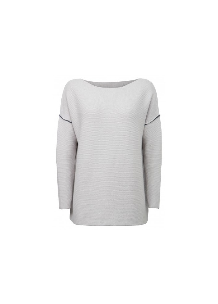 Yaya | Oversized Boatneck Jumper