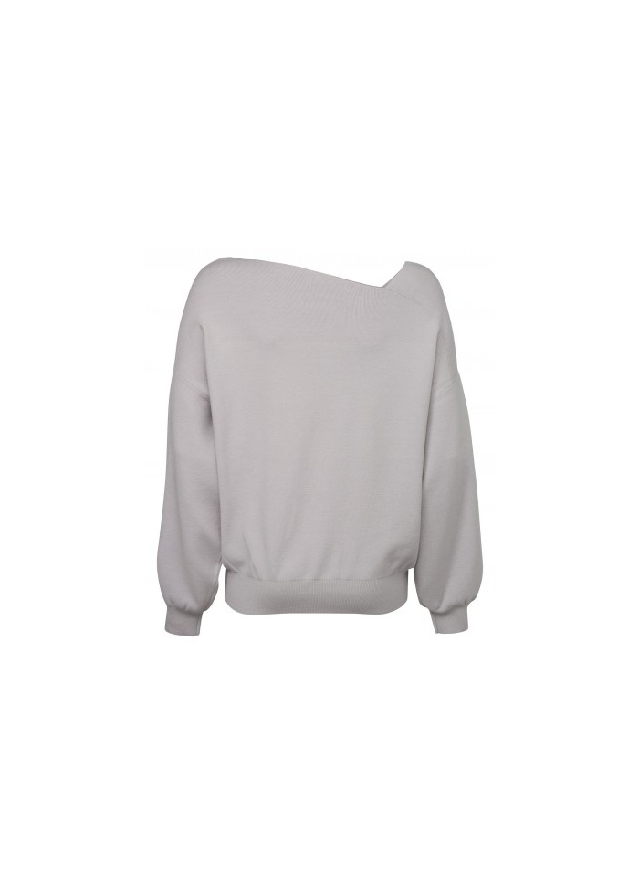 Yaya | Oversized Skew Neck Jumper