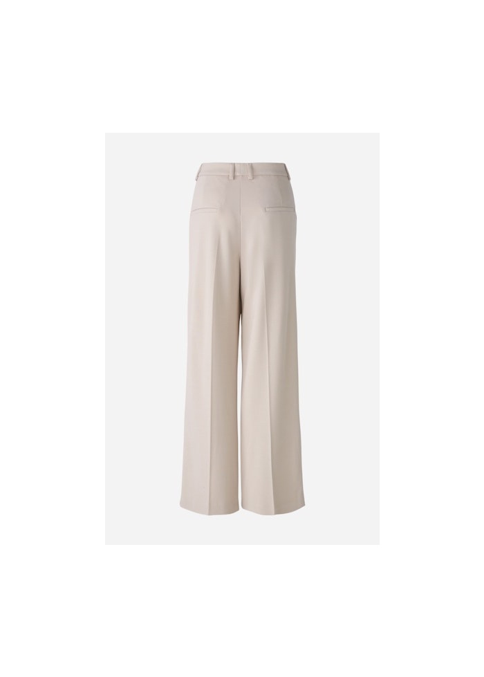 Oui | Wide Jersey Trousers