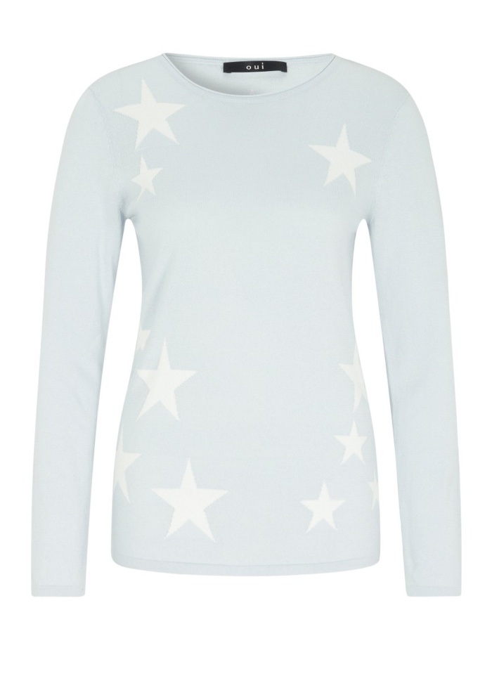 Oui | Intarsia Jumper